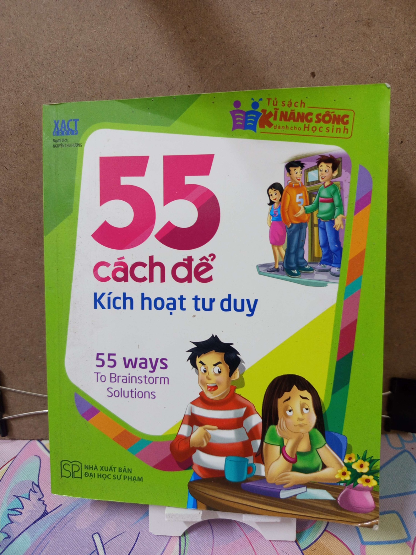 55 cách để kích hoạt tư duy - 55 ways to brainstorm solutions SÁCH ĐỒNG GIÁ 9K RUBO2809