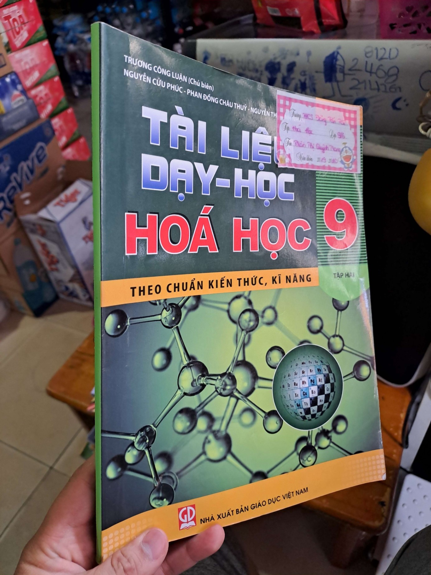 Tài liệu dạy học Hoá học 9 tập hai - Trương Công Luận - 2018 mới 90% - SÁCH ĐỒNG GIÁ 19K - HCM0111