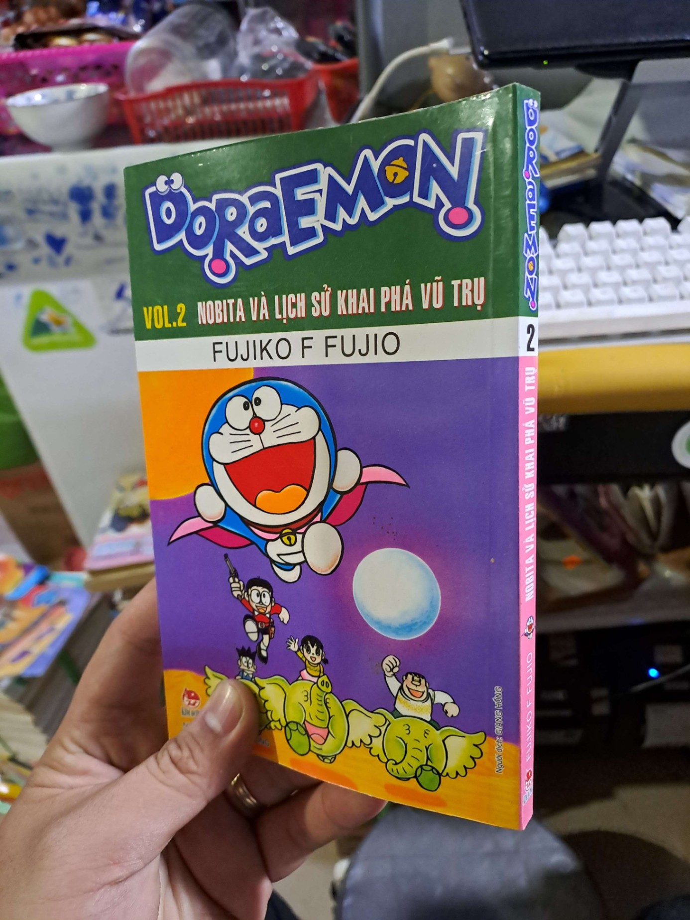 Doraemon 2 Nobita và lịch sử khai phá vũ trụ - Fujio - - SÁCH ĐỒNG GIÁ 9K - HCM0111