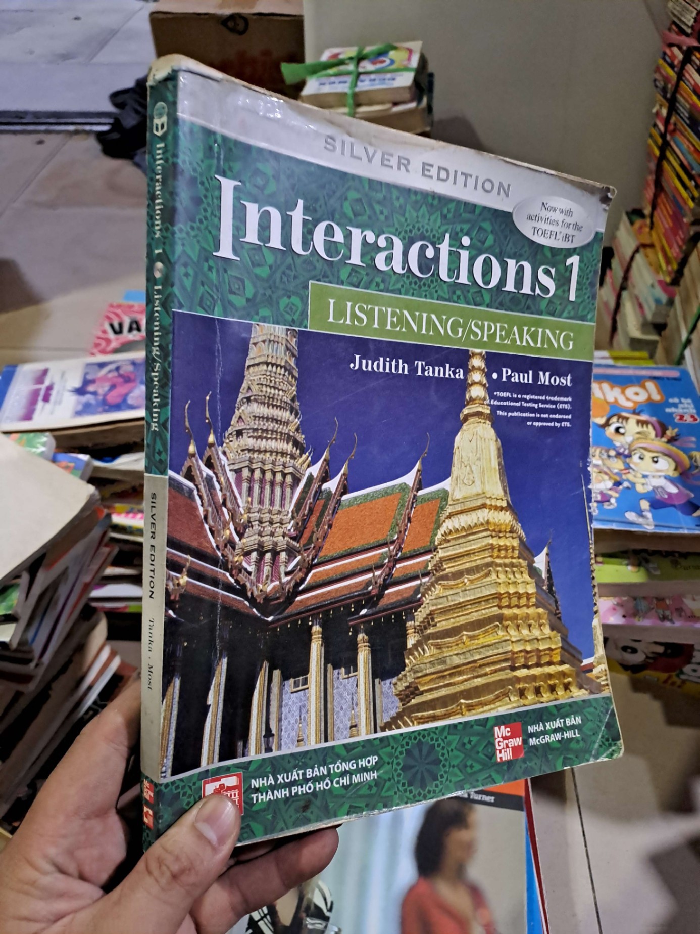 Interactions 1 listening speaking - Silver Edition - mới 80% có viết - HỌC NGOẠI NGỮ - HCM0111