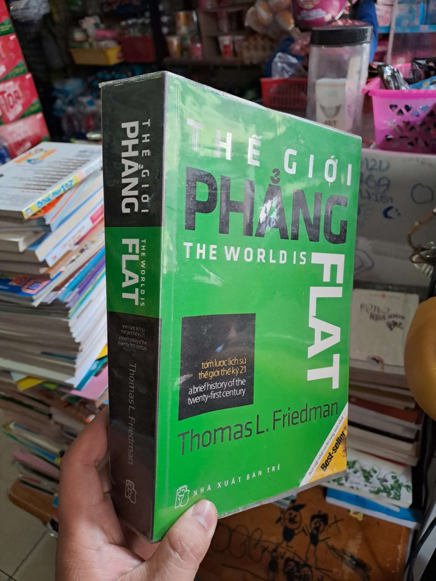 Thế giới phẳng - The world is flat - Friedman - 2014 mới 80% ố - LỊCH SỬ - CHÍNH TRỊ - TRIẾT HỌC - HCM0111