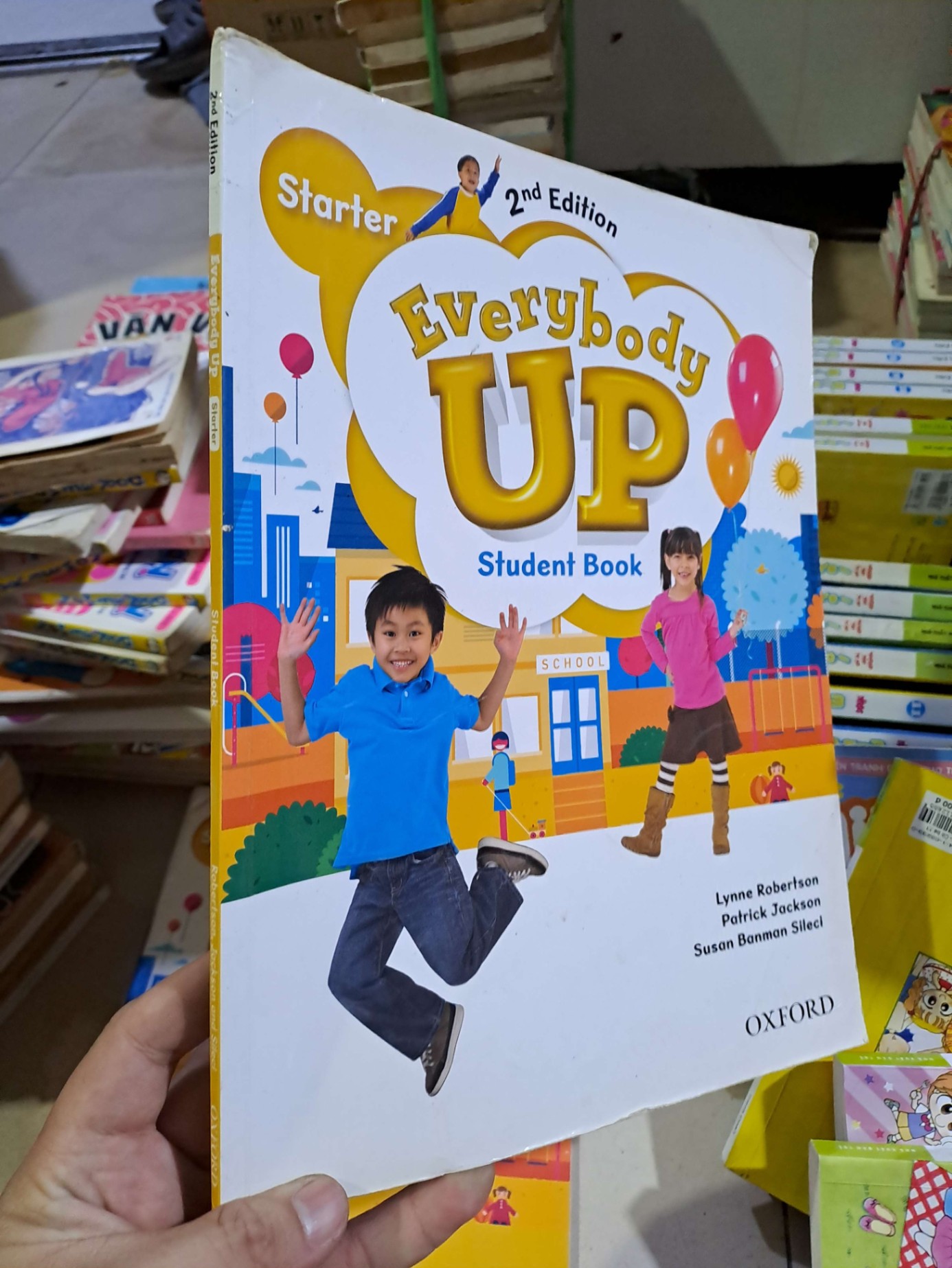 Everybody up starter student book- Robertson - - SÁCH ĐỒNG GIÁ 19K - HCM0111