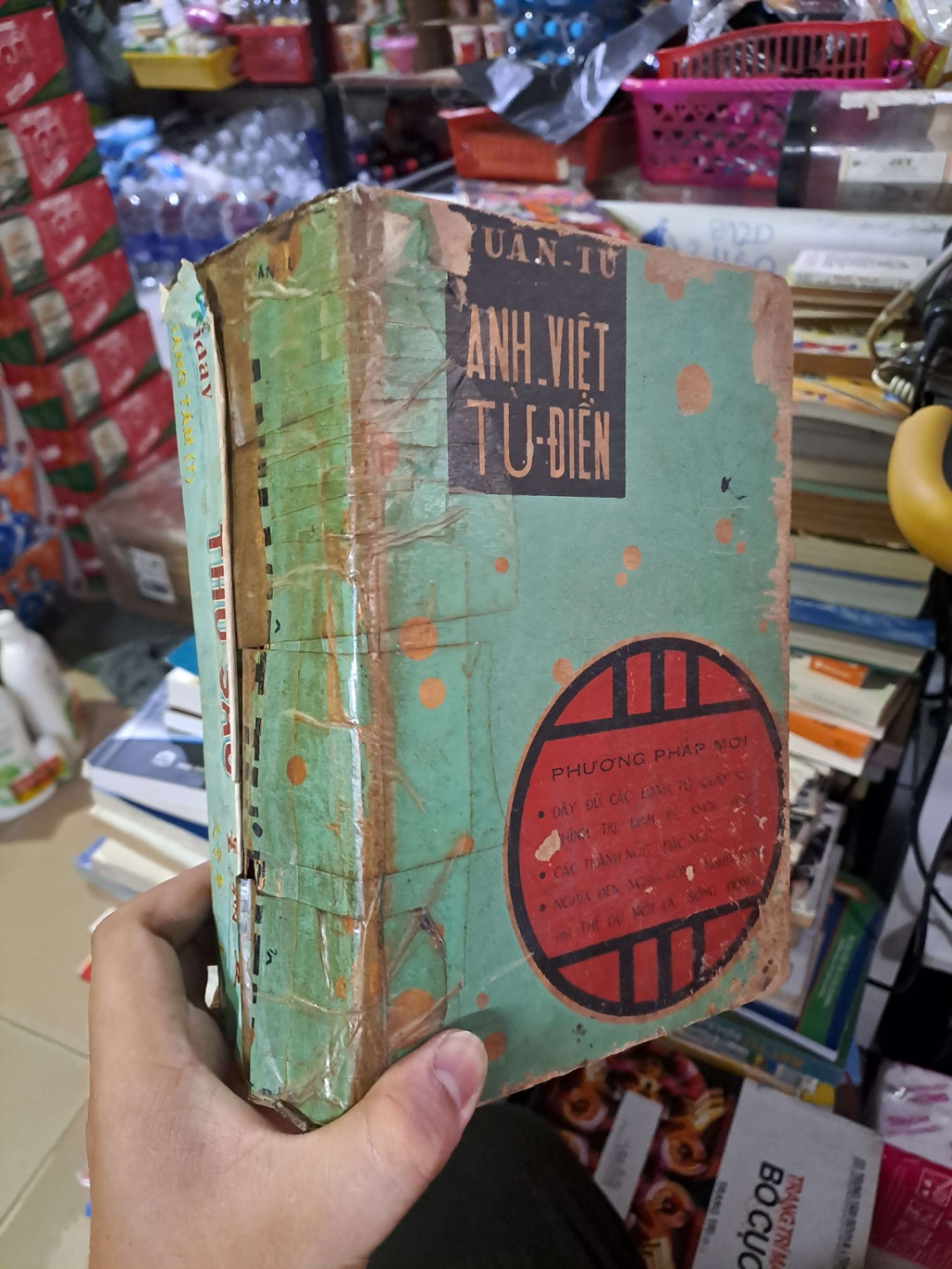 Từ điển Anh Việt - Tuấn Tú - 1970 mới 70% ố rách gáy - HỌC NGOẠI NGỮ - HCM0111