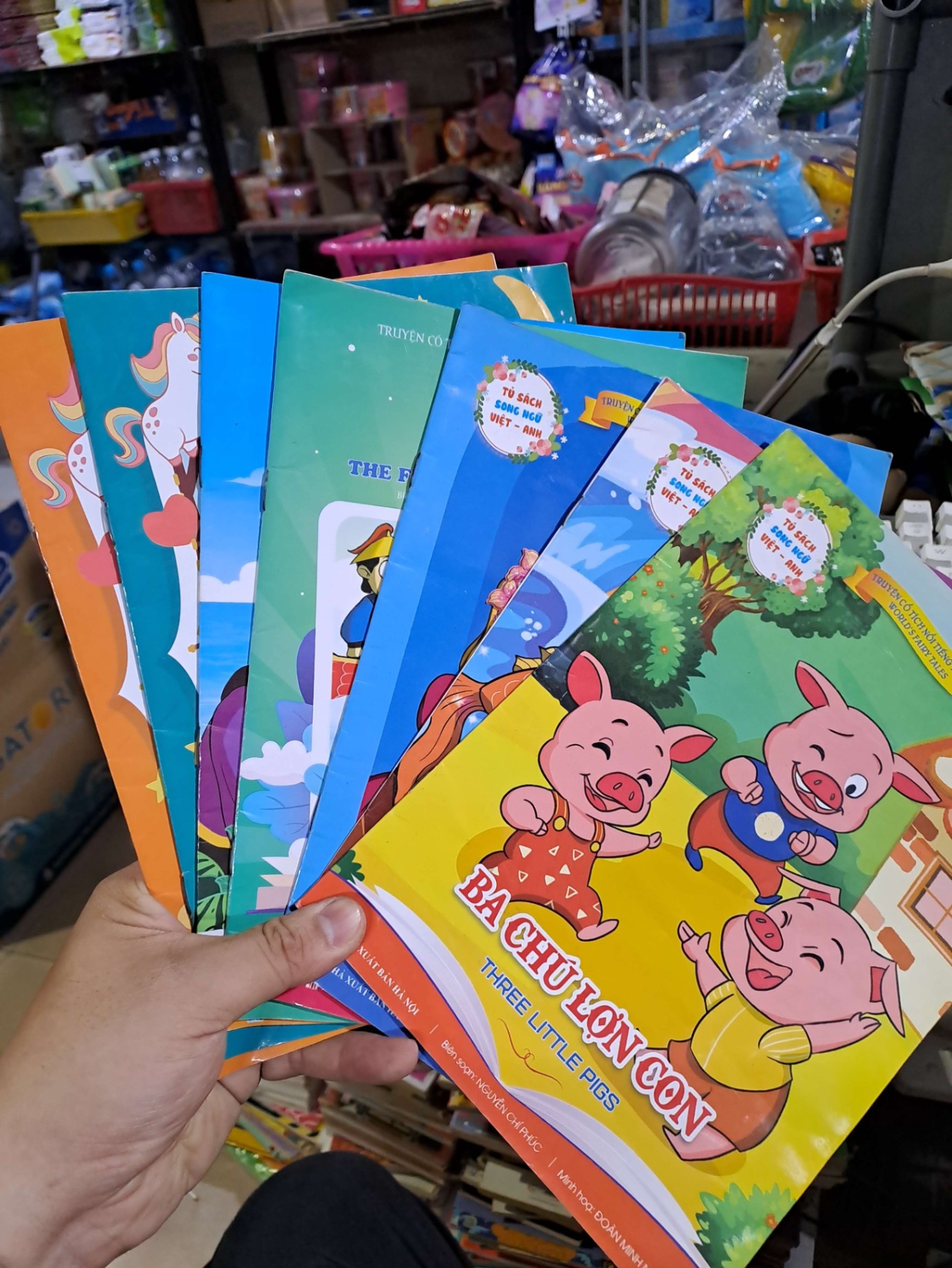7 cuốn truyện cổ tích song ngữ - - TRUYỆN TRANH - HCM0111