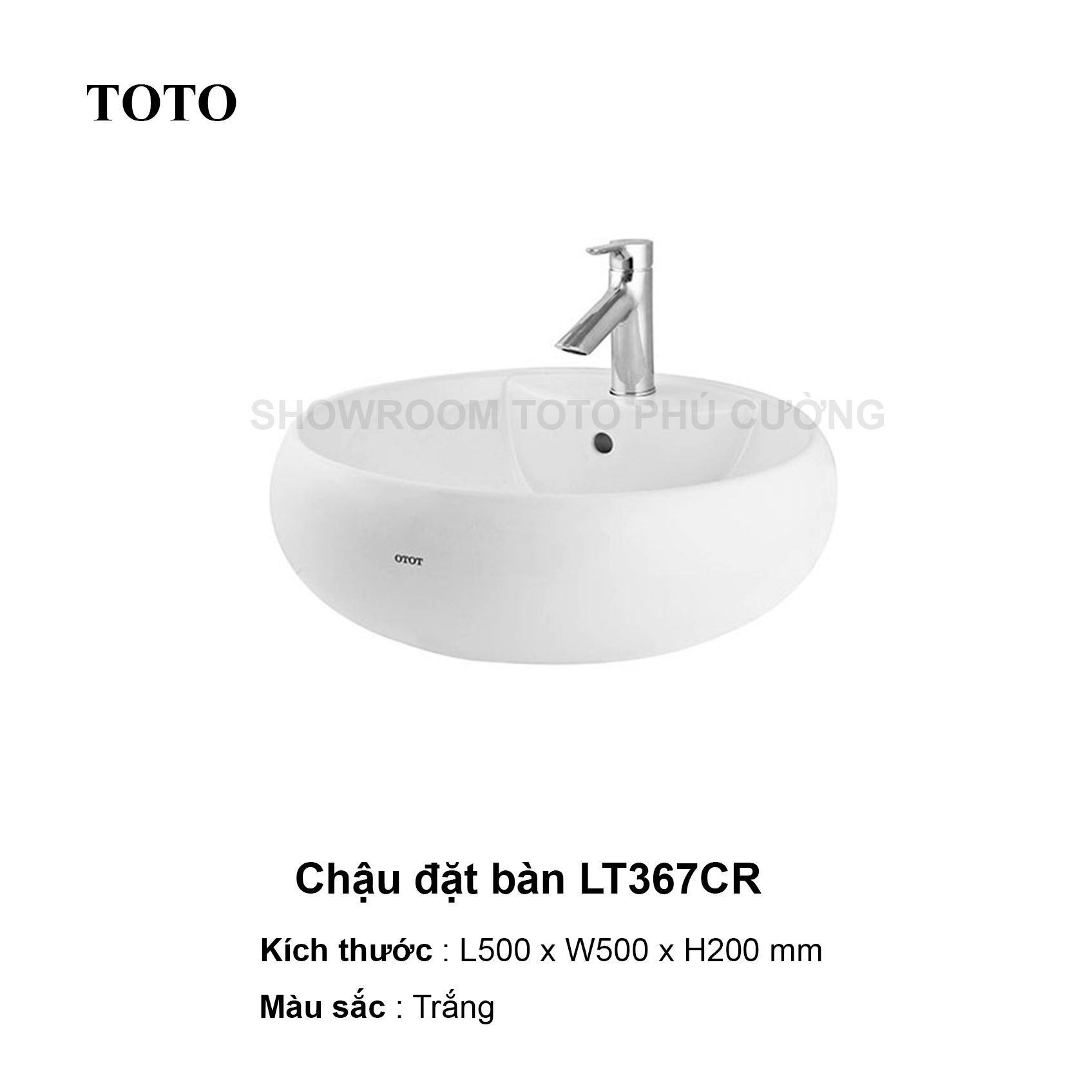 Chậu đặt bàn LT367CR