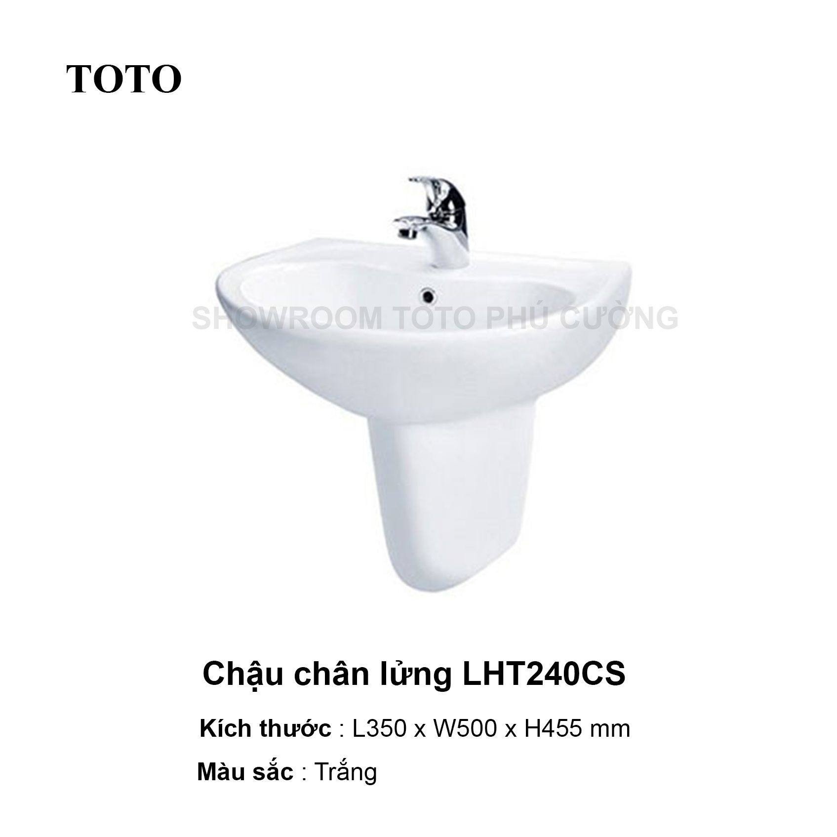 Chậu chân lửng LHT240CS