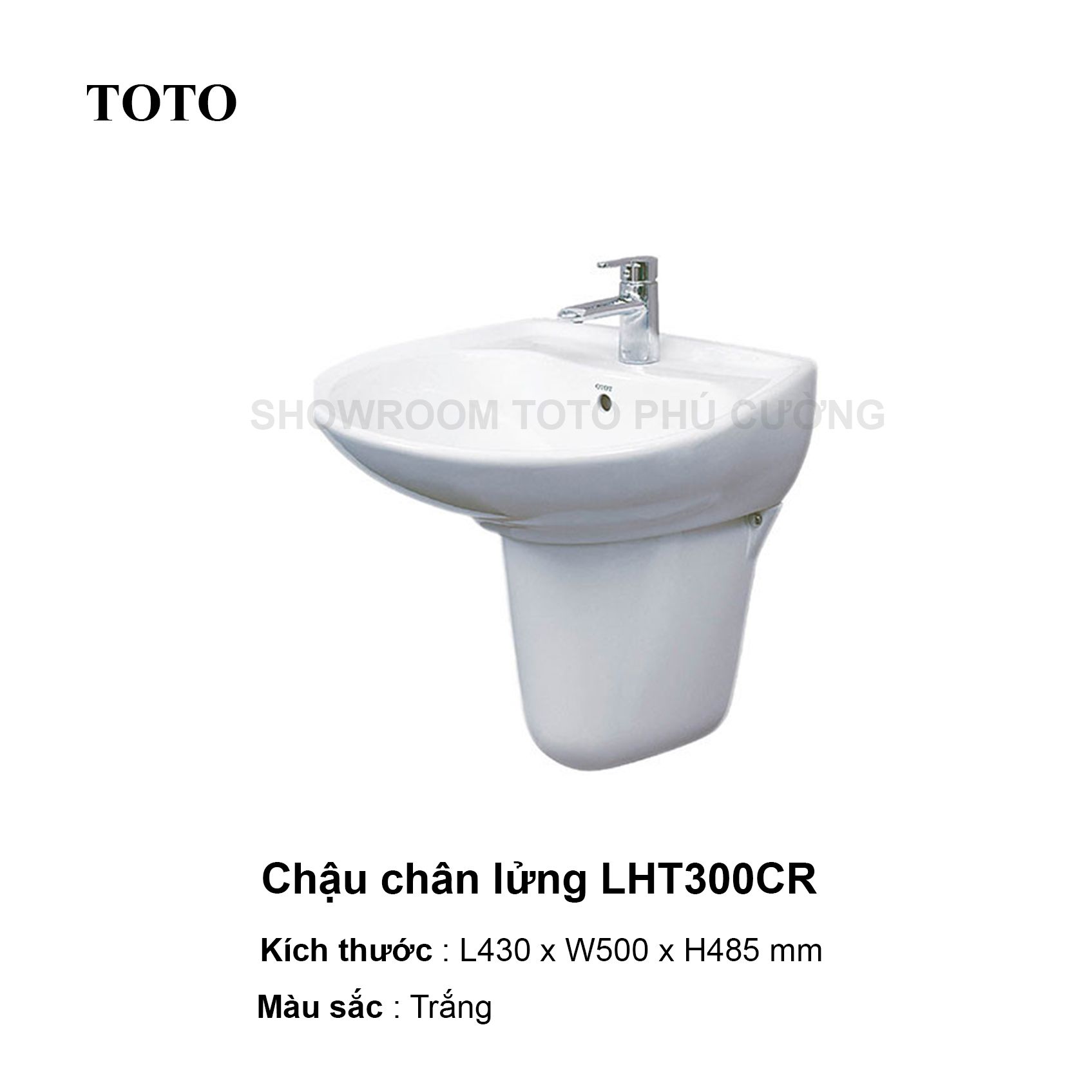 Chậu chân lửng LHT300CR