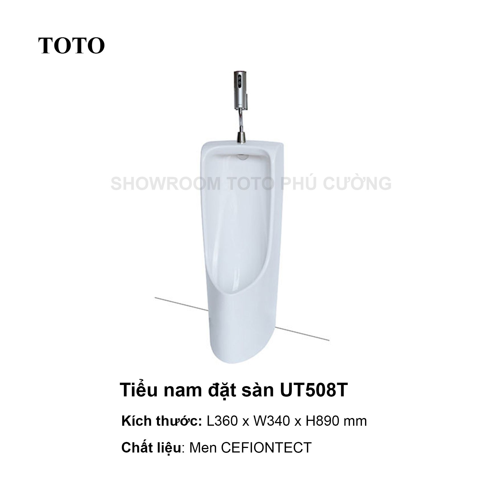 Tiểu nam đặt sàn UT508T