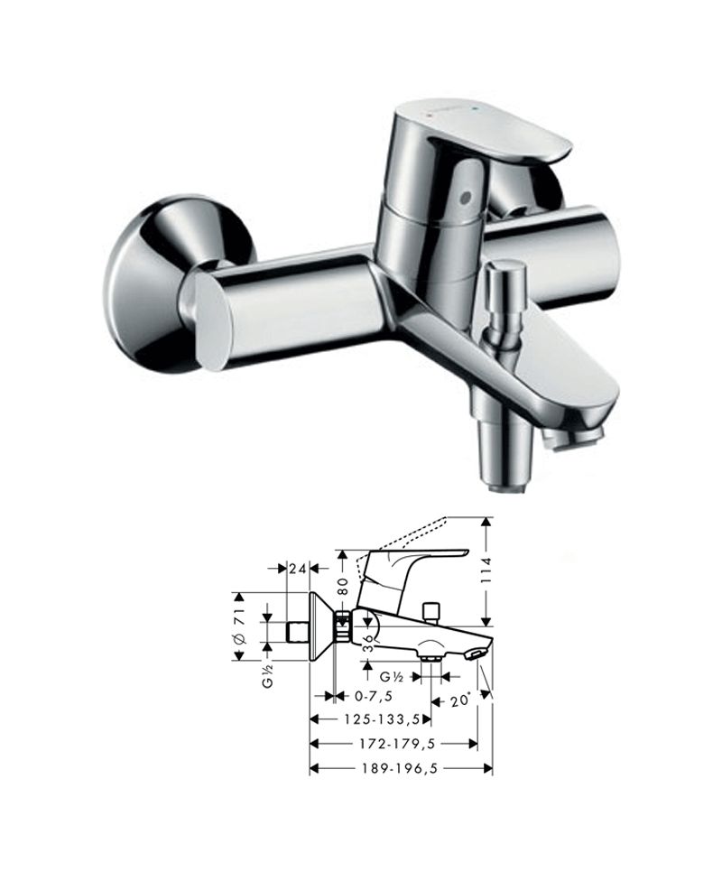 Sen tắm nóng lạnh HAFELE 589.29.301