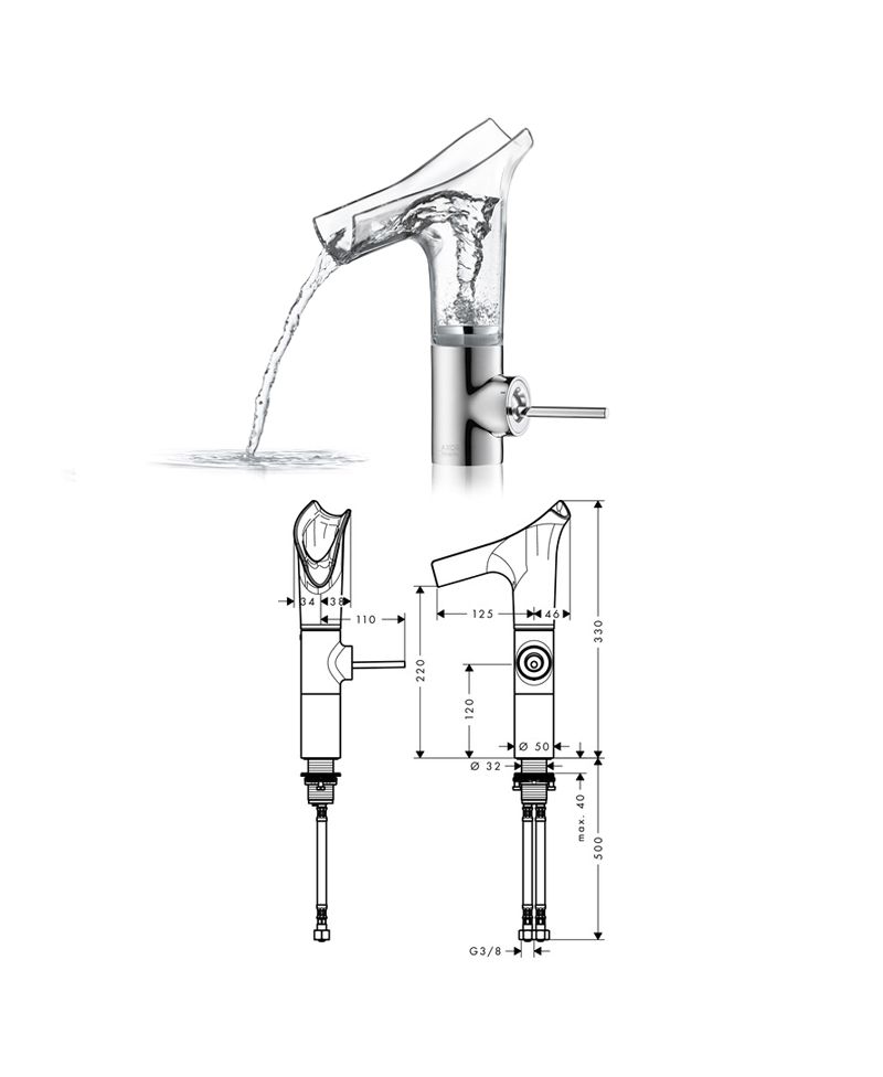 Vòi lavabo HAFELE 589.51.220