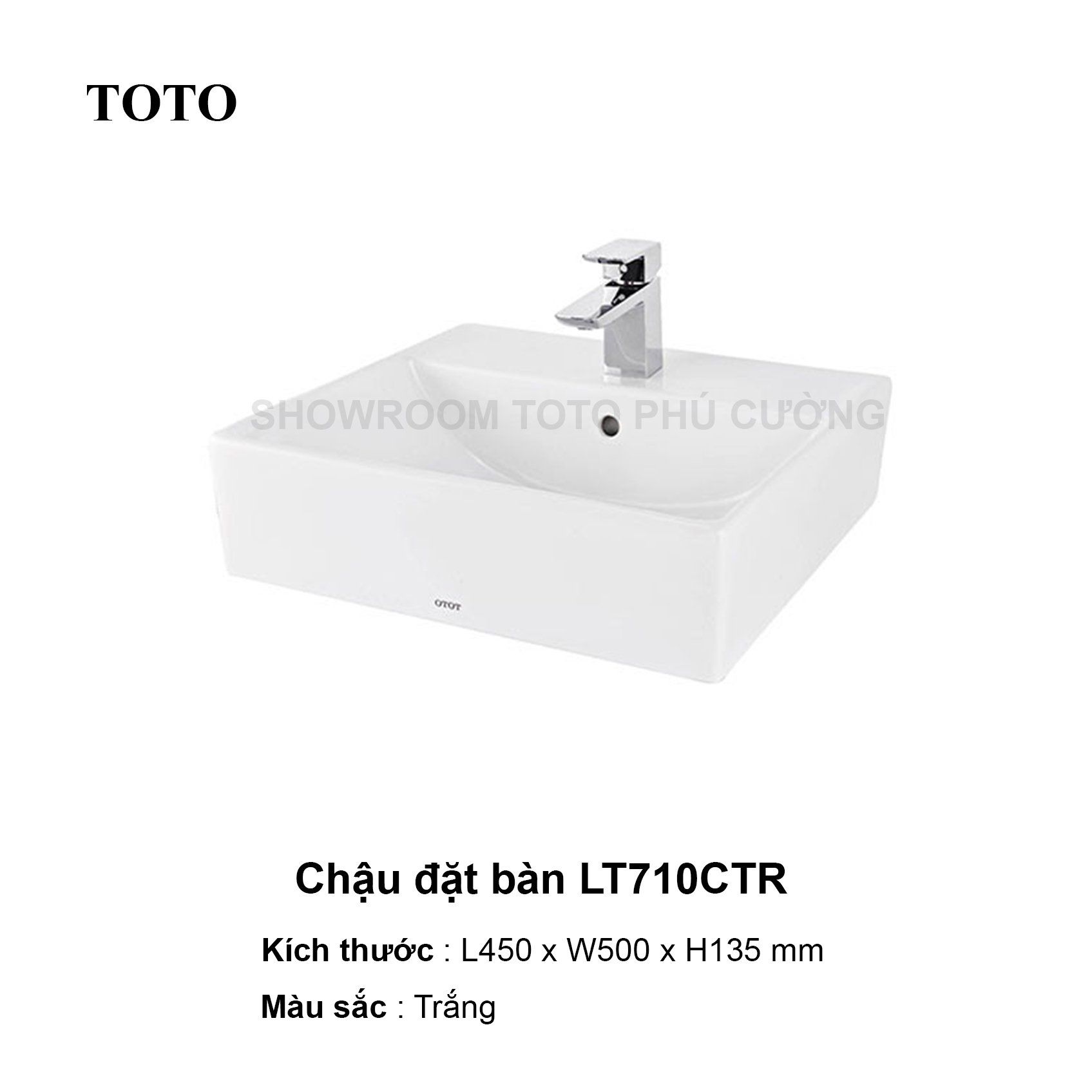 Chậu đặt bàn TOTO LT710CTR