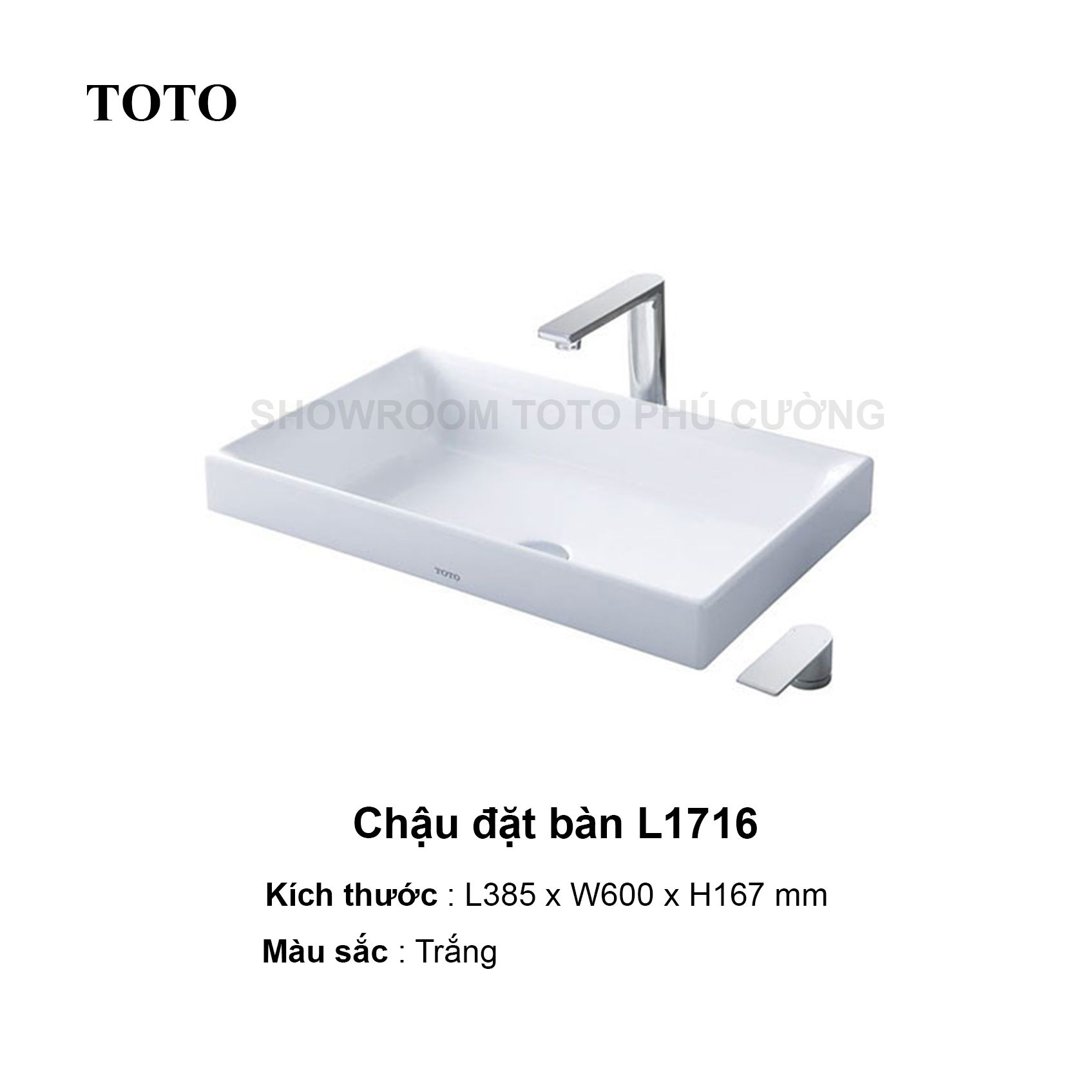 Chậu đặt trên bàn TOTO L1716