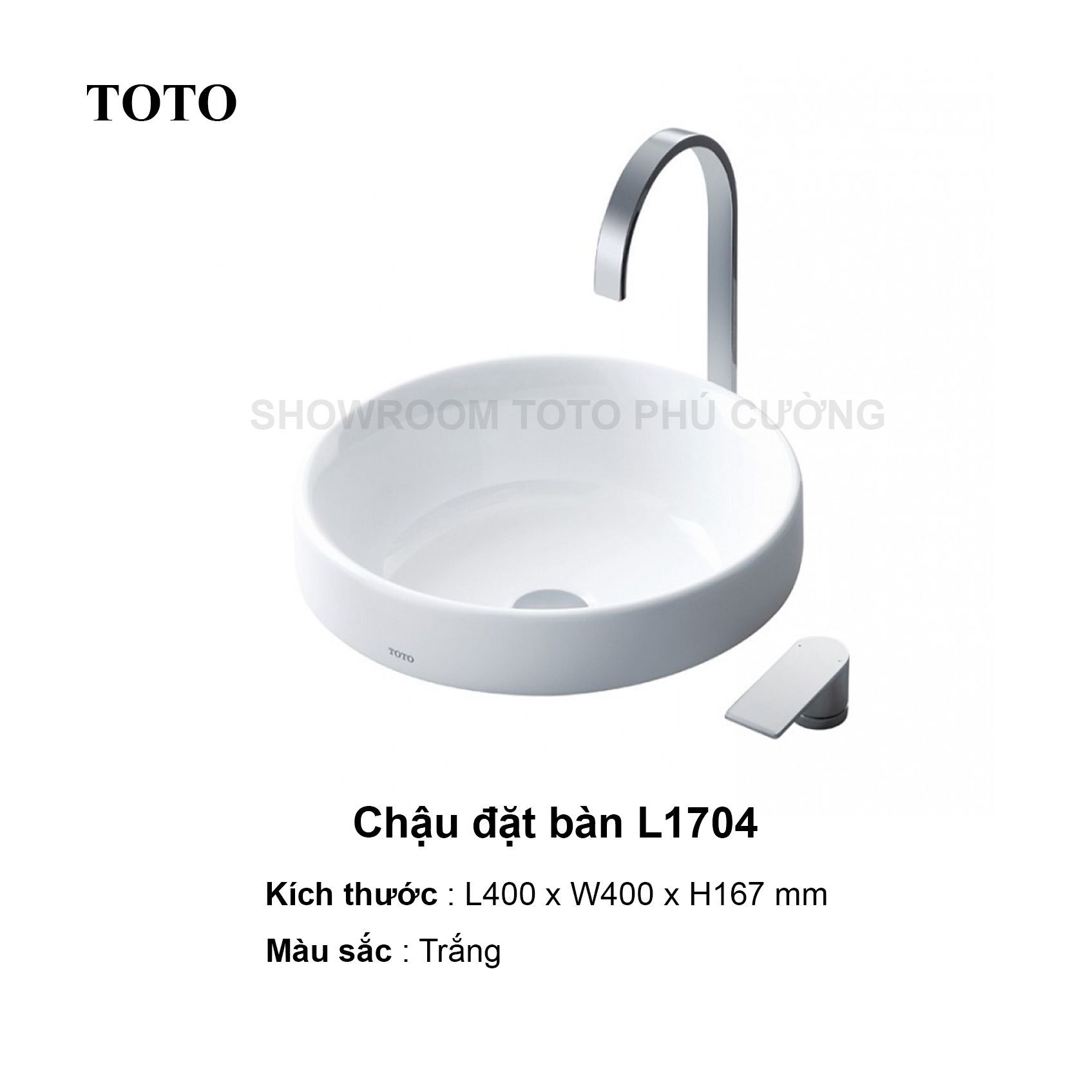 Chậu đặt bàn cao cấp TOTO L1704