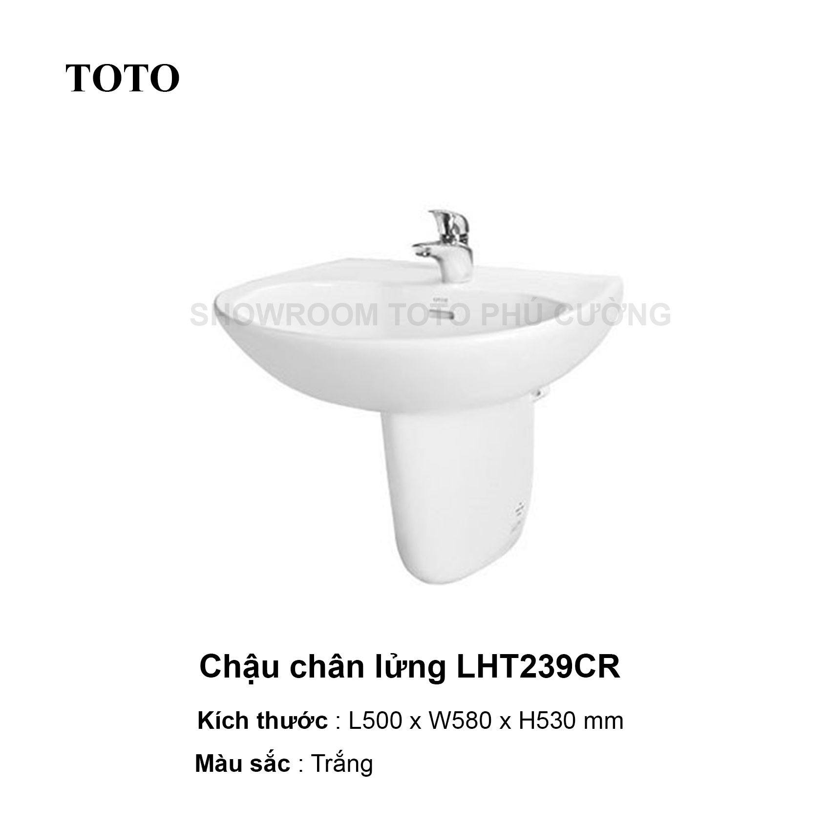 Chậu chân lửng TOTO LHT239CR