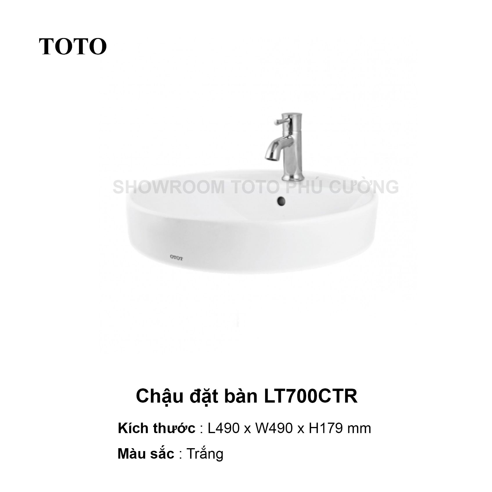 Chậu đặt bàn TOTO LT700CTR