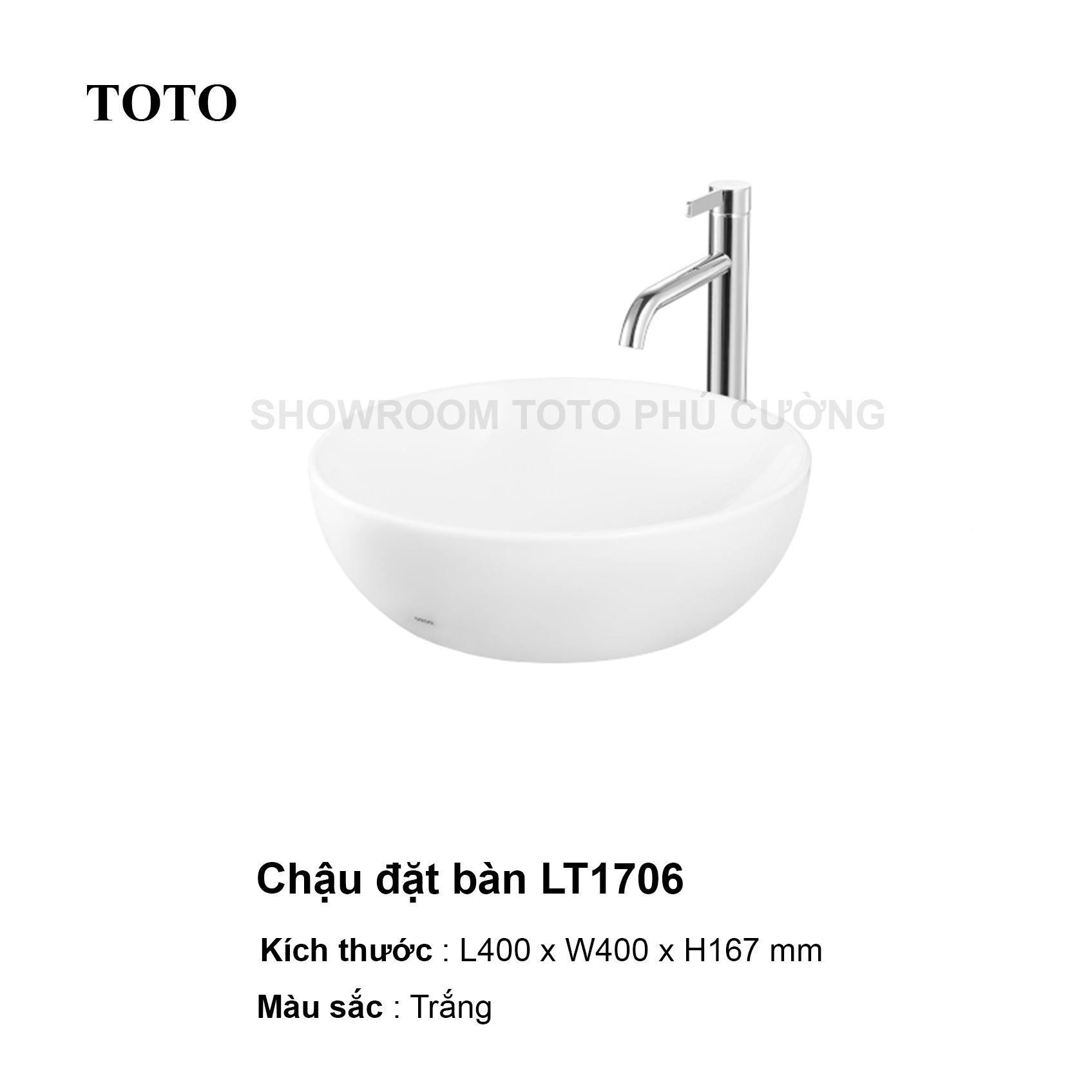 Chậu đặt bàn cao cấp TOTO LT1706