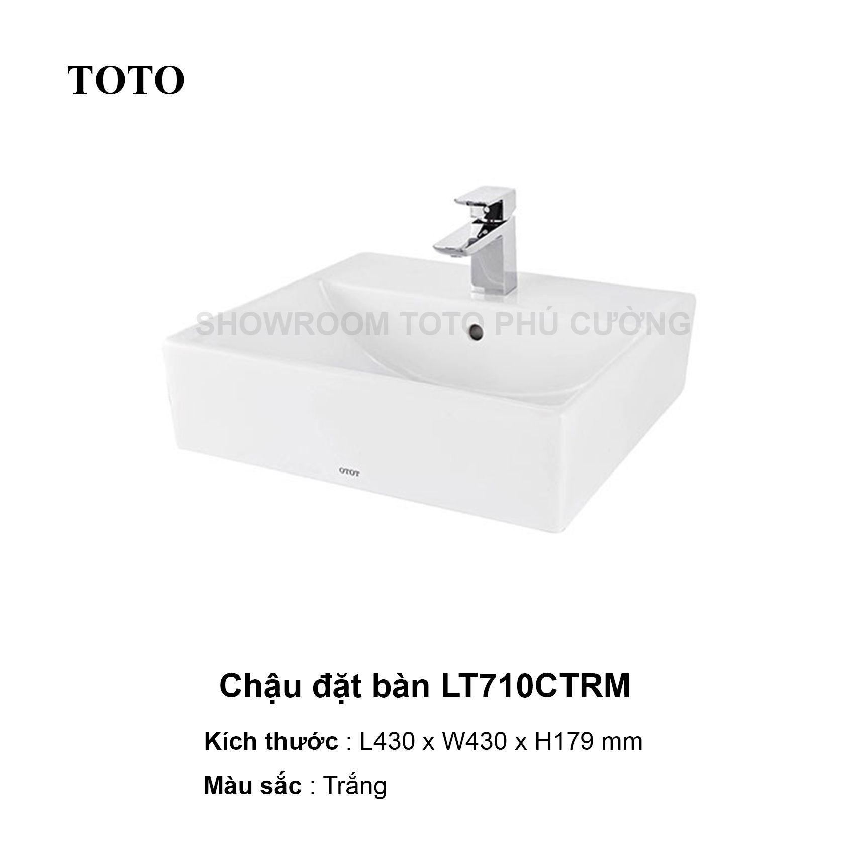 Chậu đặt bàn TOTO LT710CTRM