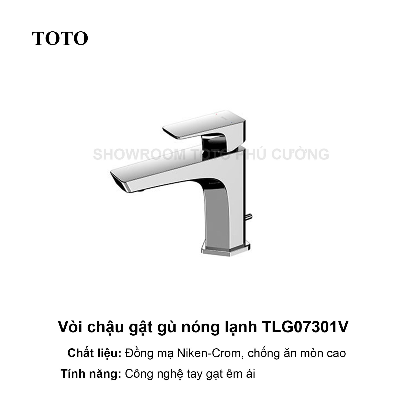 Vòi chậu gật gù nóng lạnh TOTO TLG07301V