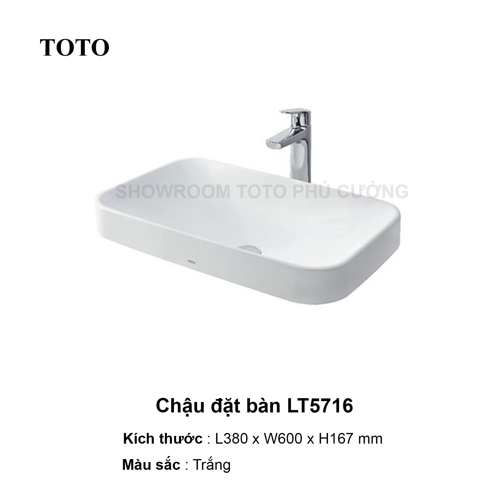 Chậu đặt trên bàn TOTO LT5716