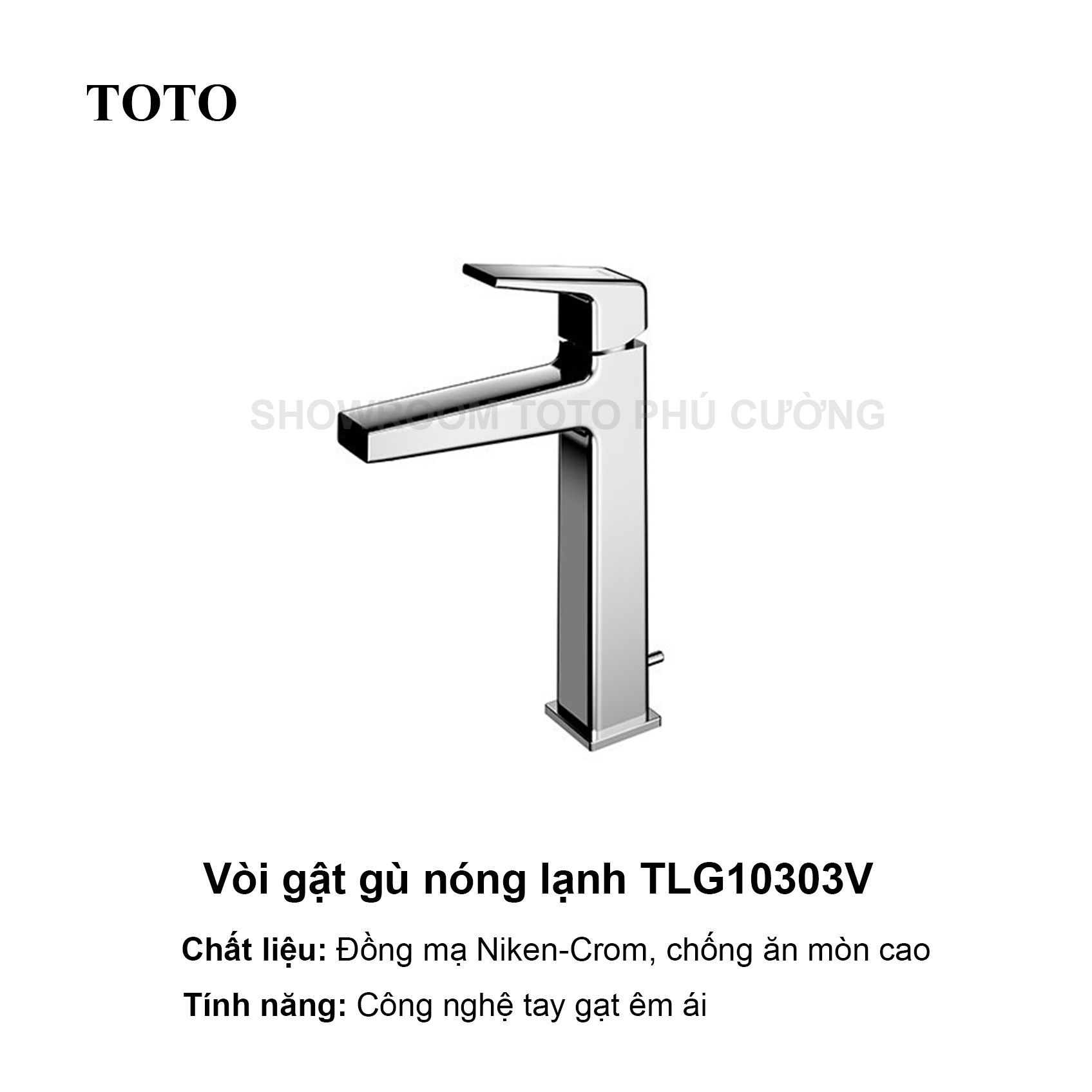 Vòi chậu gật gù nóng lạnh TOTO TLG10303V