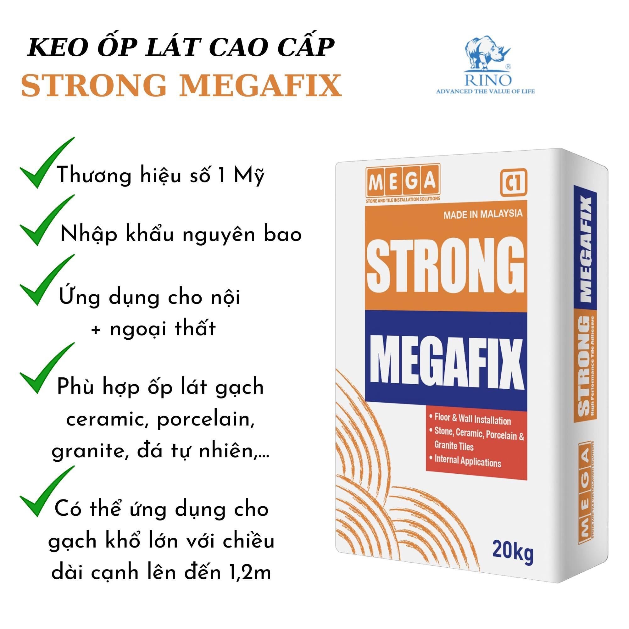 KEO ỐP LÁT CAO CẤP STRONG MEGAFIX