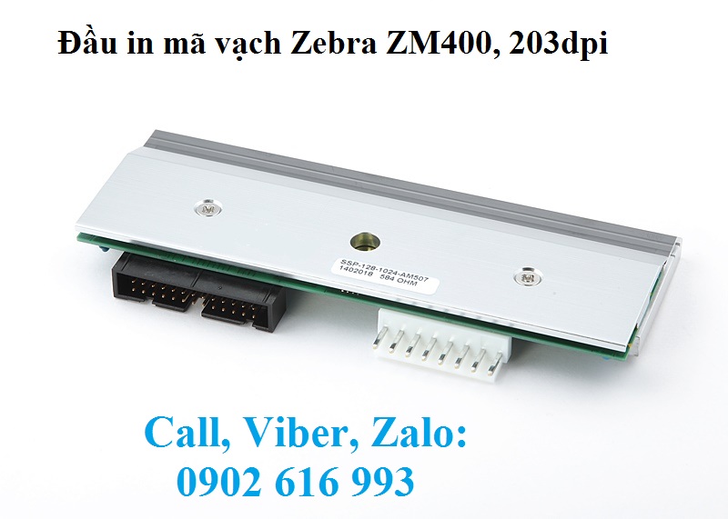 Đầu in mã vạch Zebra ZM400 203dpi