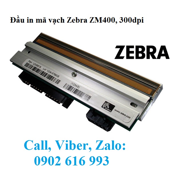 Đầu in mã vạch Zebra ZM400 300dpi