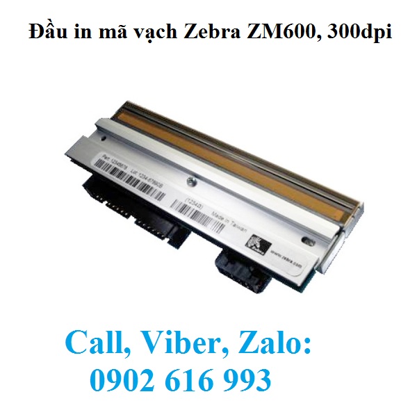 Đầu in mã vạch Zebra ZM600 300dpi