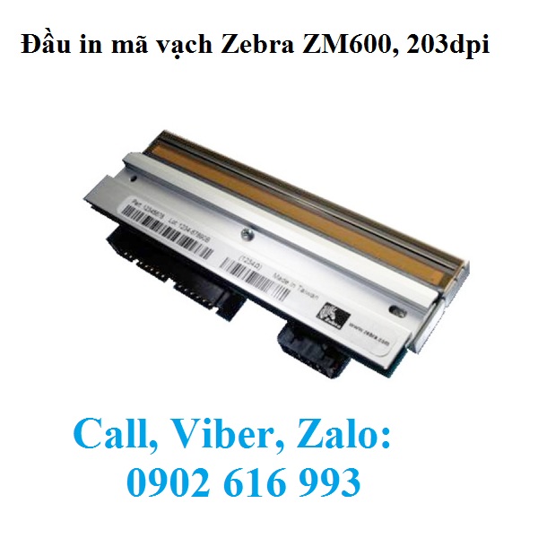 Đầu in mã vạch Zebra ZM600 203dpi