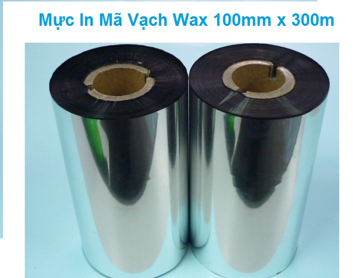 Mực In Mã Vạch Wax 100mm x 300m