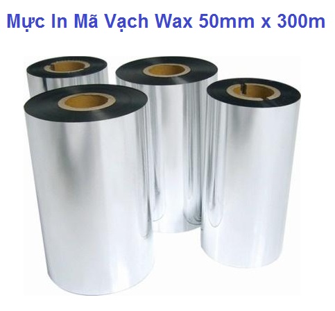 Mực In Mã Vạch Wax 50mm x 300m