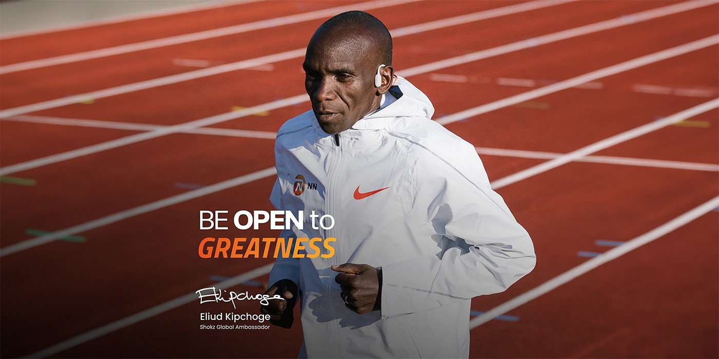 Eliud Kipchoge - huyền thoại marathon thế giới, trở thành Brand Ambassador toàn cầu của Shokz