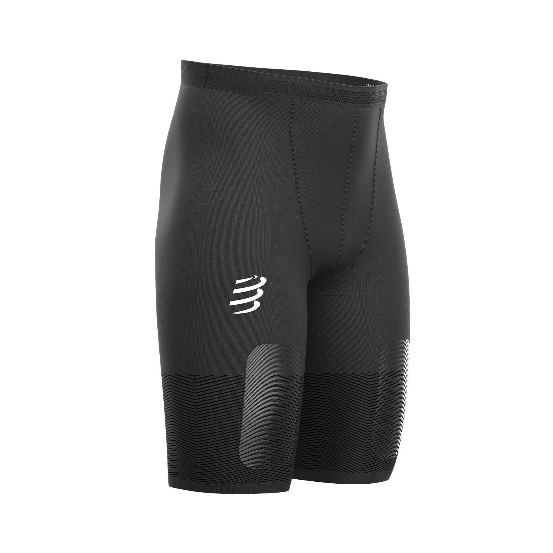 Quần Chạy Địa Hình nam Compressport Trail Under Control Short - Black