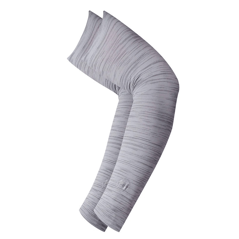 Ống tay chạy bộ Buff Arm Sleeves Relfective - Light Grey