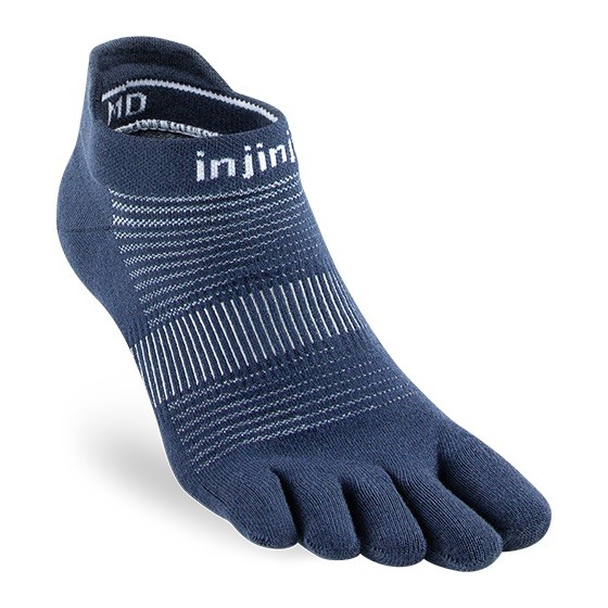 Tất Xỏ Ngón INJINJI Run Lightweight No Show - Navy