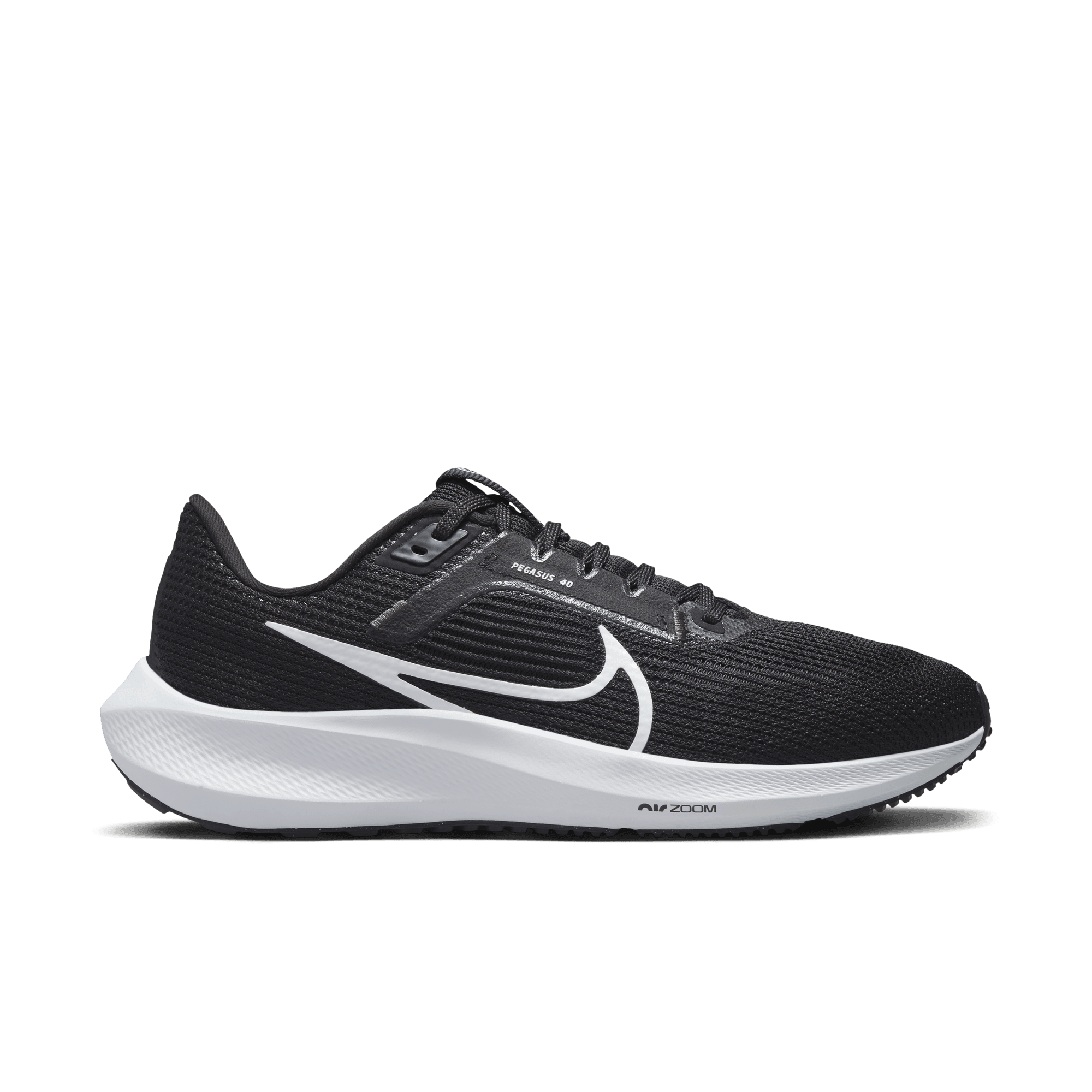 Giày Chạy Bộ Nữ NIKE Air Zoom Pegasus 40 - Black/White-Iron Grey