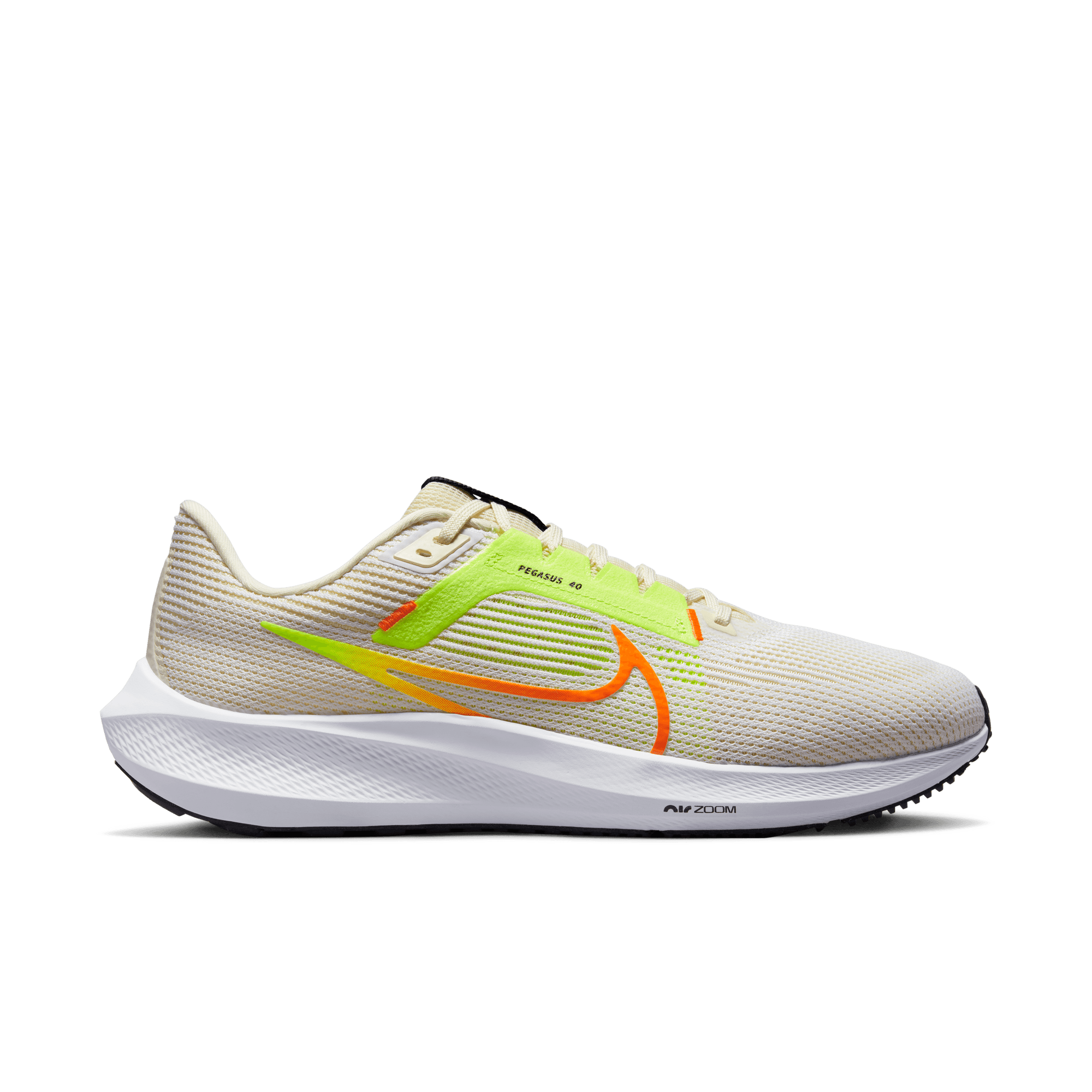 Giày Chạy Bộ Nam NIKE Air Zoom Pegasus 40 - White/Coconut Milk/Volt