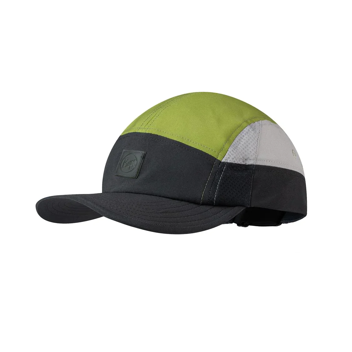 Mũ Chạy Bộ Buff 5 Panel Go Cap Domus  - Graphite - S/M