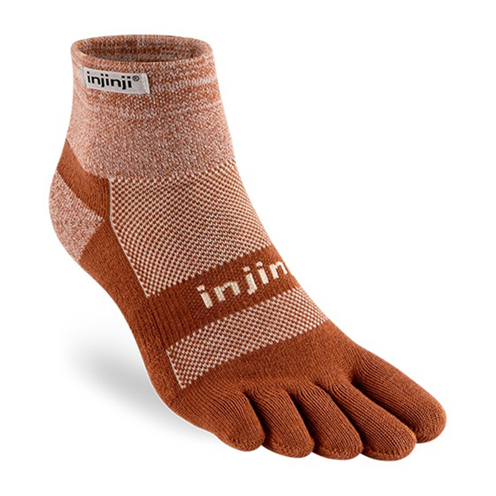 Tất Xỏ Ngón Injinji Trail Midweight Mini Crew - Bark