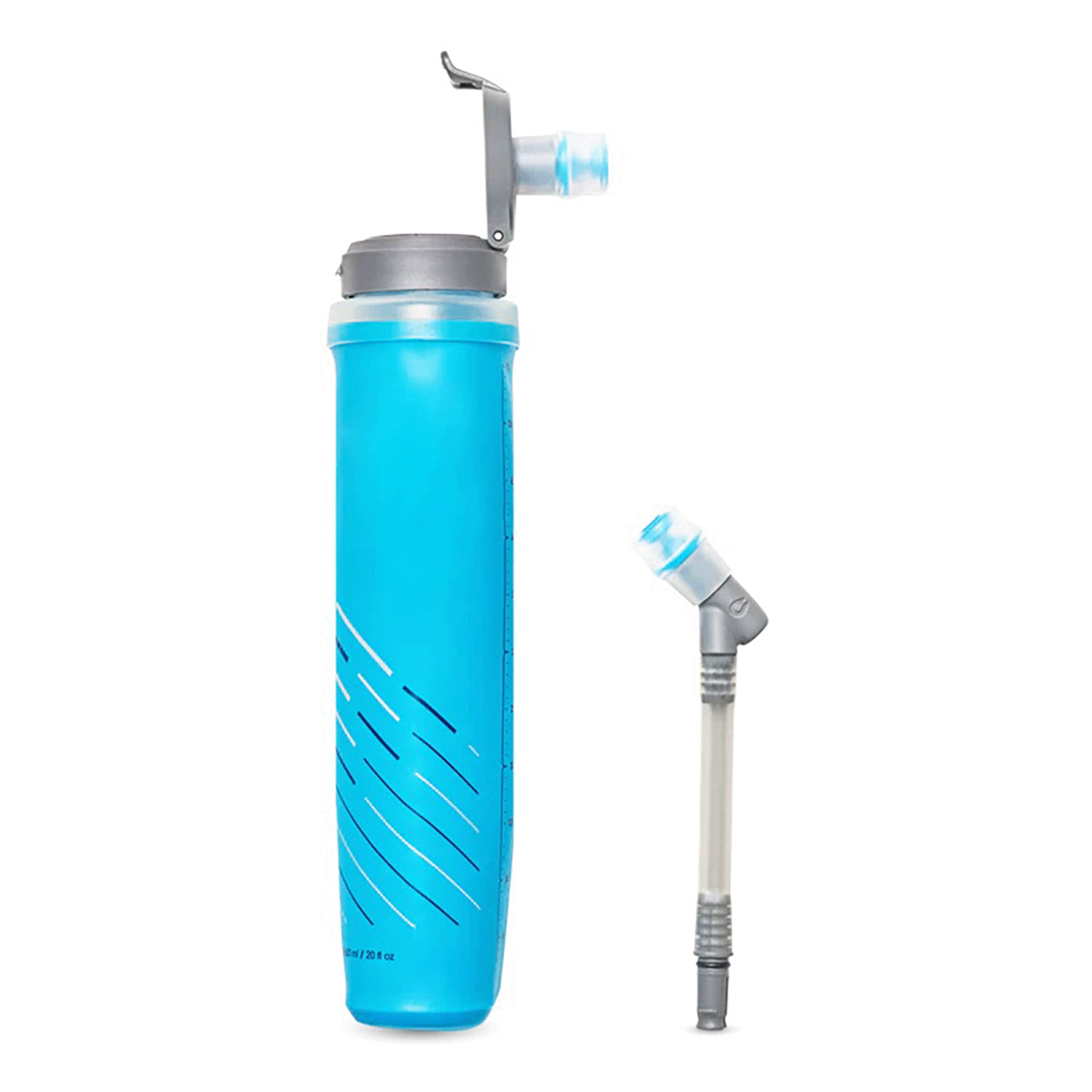 Bình Nước Mềm HydraPak Ultraflask Speed 600ml - Malibu Blue