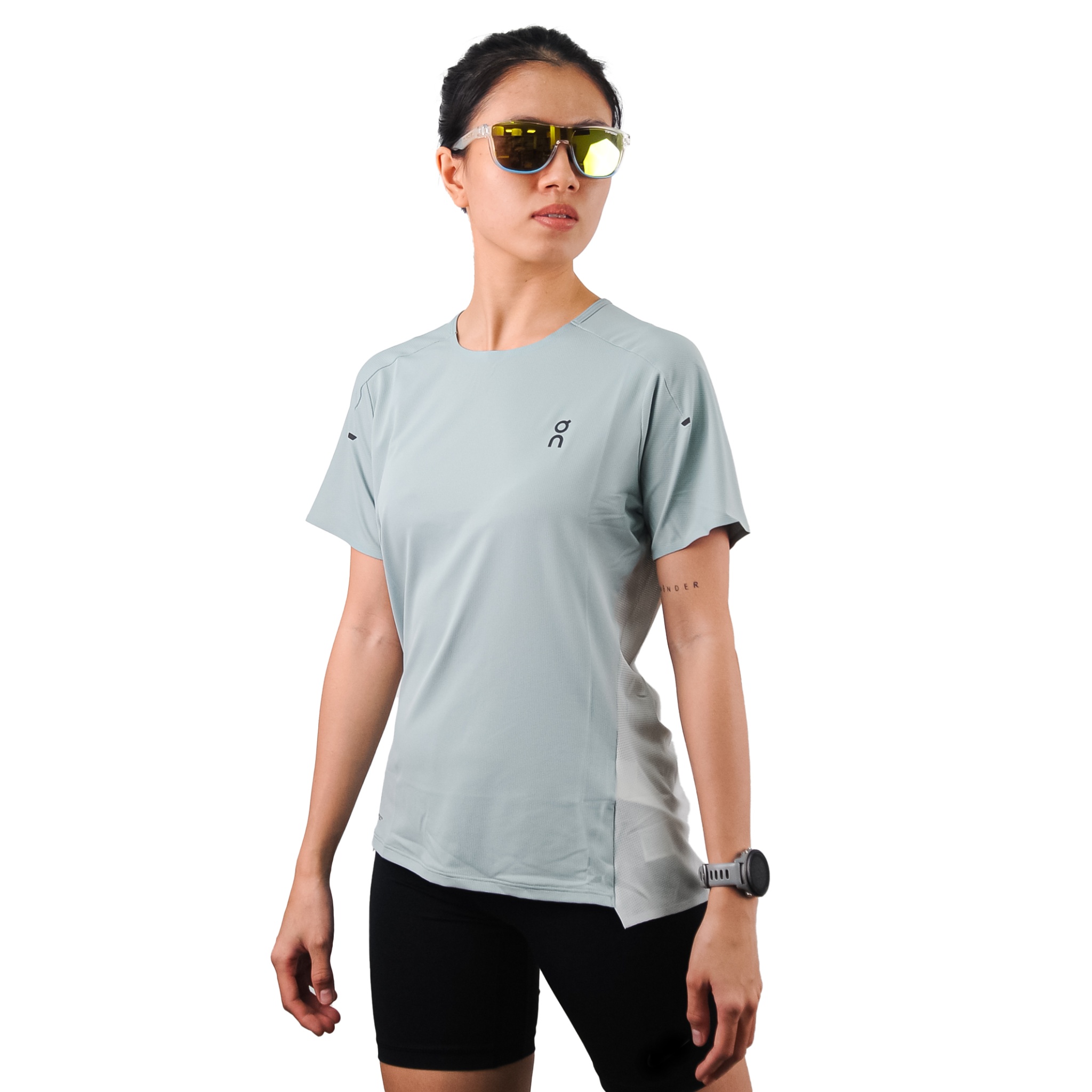 Áo Chạy Bộ Nữ On Running Performance T - Cobble/Glacier