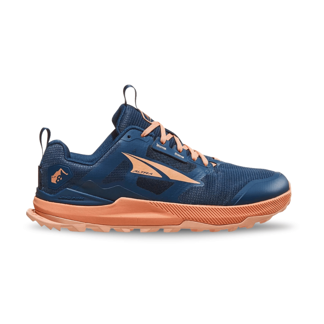 Giày Chạy Địa Hình Nữ Altra Lone Peak 8 - Navy/Coral