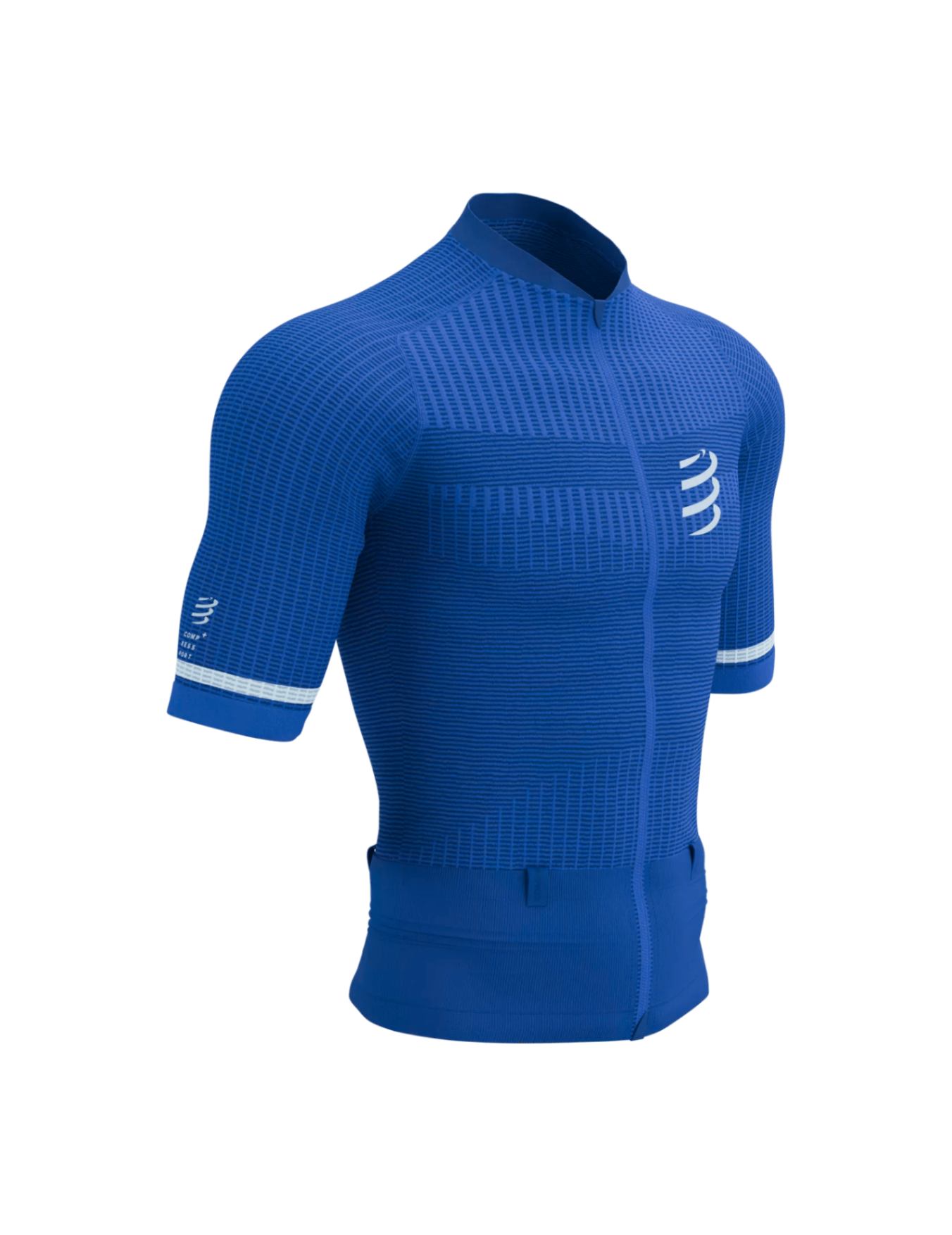 Áo Chạy Địa Hình Nam Compressport Trail Postural SS Top - Dazz Blue