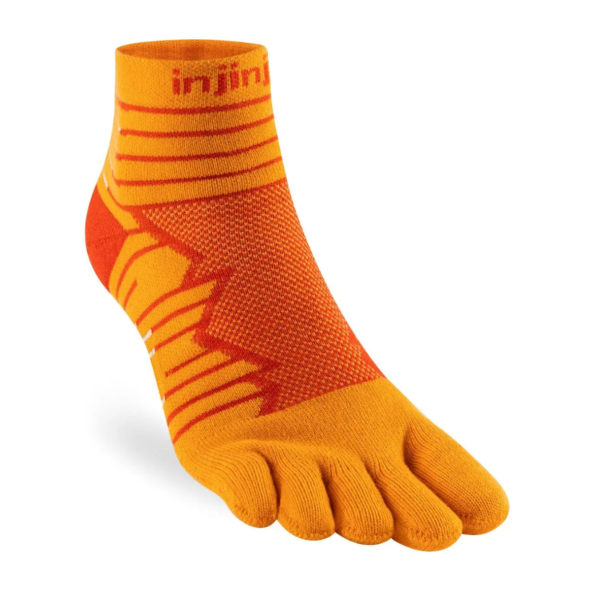 Tất Xỏ Ngón Injinji Ultra Run Mini Crew - Desert Orange