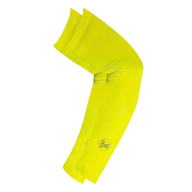 Ống tay chạy bộ Buff Arm Sleeves - Solid Yellow Fluorm