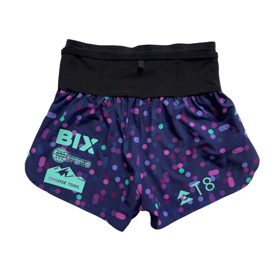 Quần Short Chạy Bộ Nữ T8 - Purple - BIX2