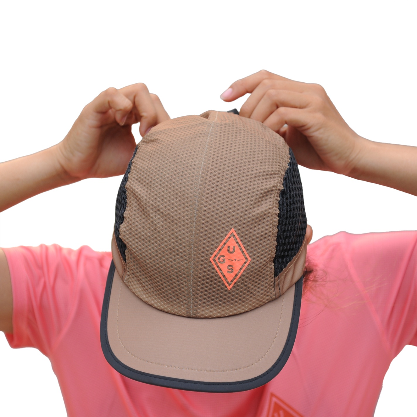 Mũ Chạy Bộ Uglow Cap - Bronze Brown