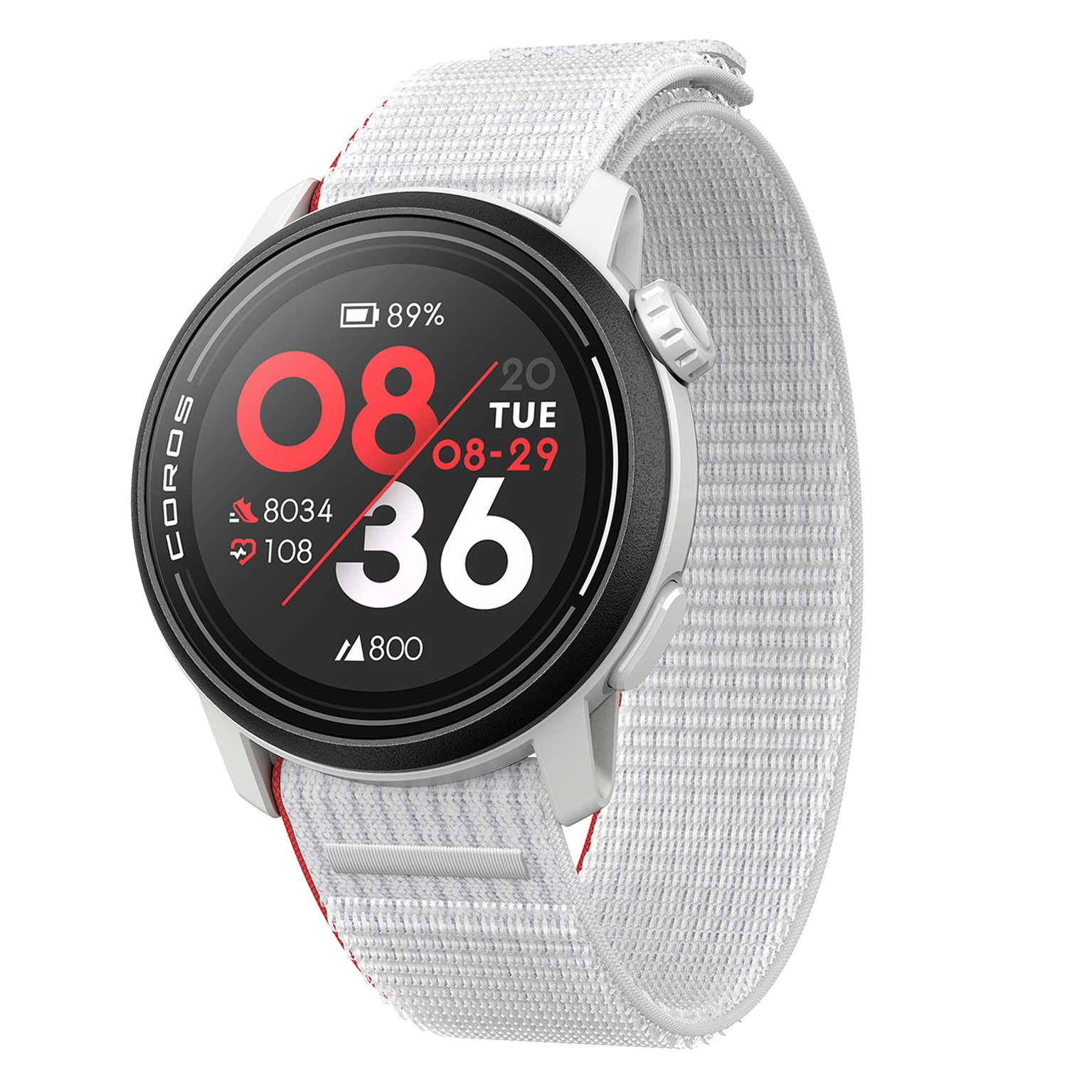 Đồng Hồ GPS Thể Thao COROS PACE Nylon White - Main Image