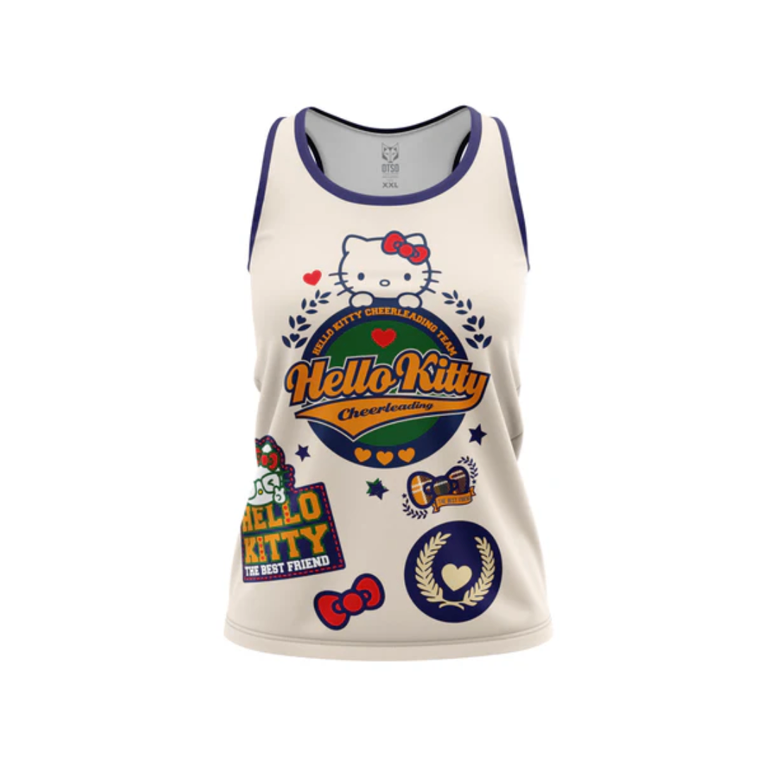 Áo Chạy Bộ Nữ OTSO Tank Top - Hello Kitty Cheerleading