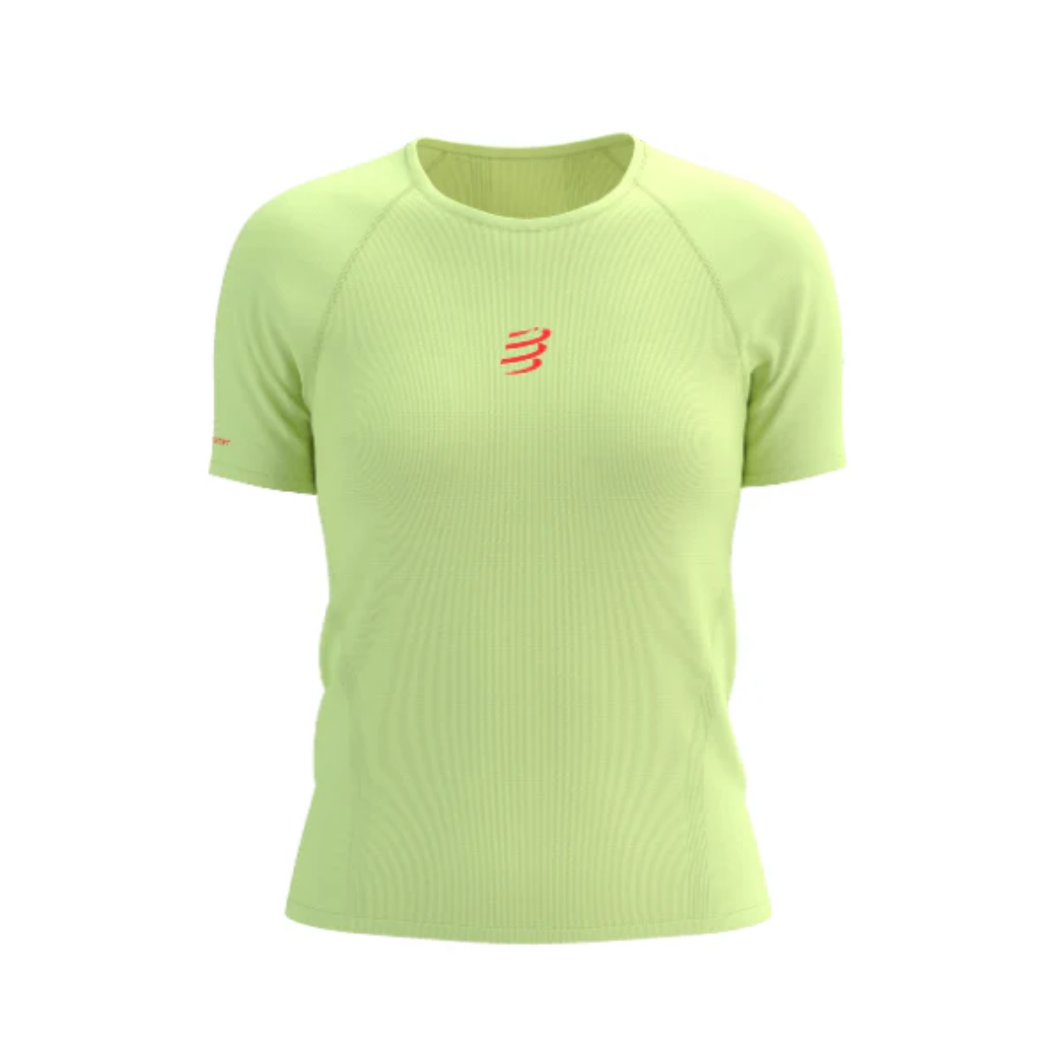 Áo Chạy Bộ Nữ Compressport Racing SS T-Shirt - Shadow Lime
